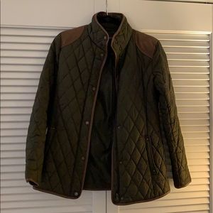 Ralph Lauren - green quilted jacket (XS)